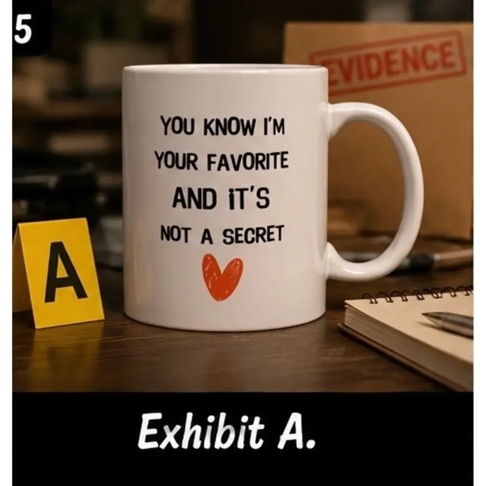 Favorite Child Funny Coffee Mug New in Box Gift for Mom or Dad